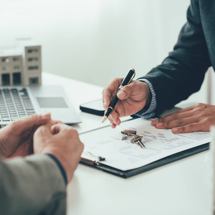 Real estate agreement signing process